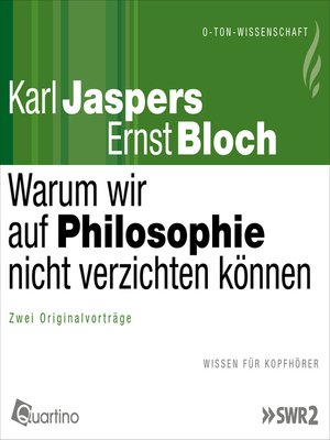 cover image of Warum wir auf Philosophie nicht verzichten können